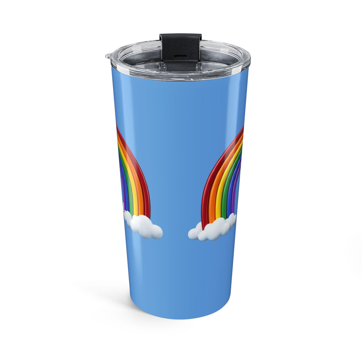 20oz Rainbow Tumbler – Double Rainbow Clouds Travel Cup