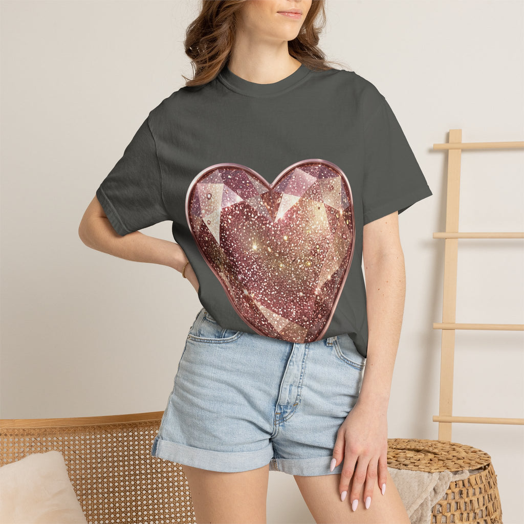 Glitter Gem Heart T-Shirt