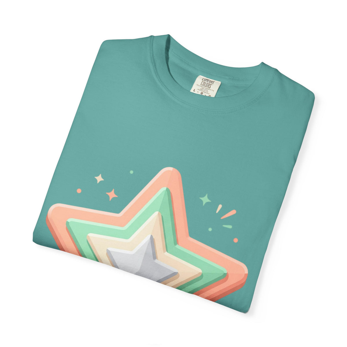 Star Design Unisex Garment-Dyed T-shirt