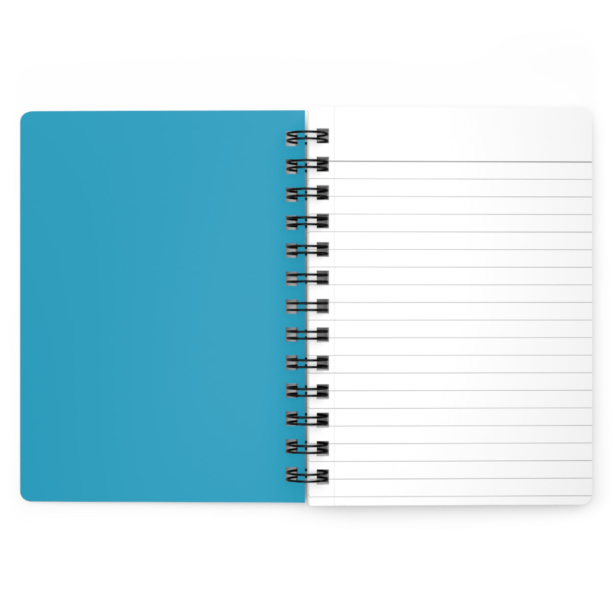 Turquoise Butterfly Design Spiral Bound Journal