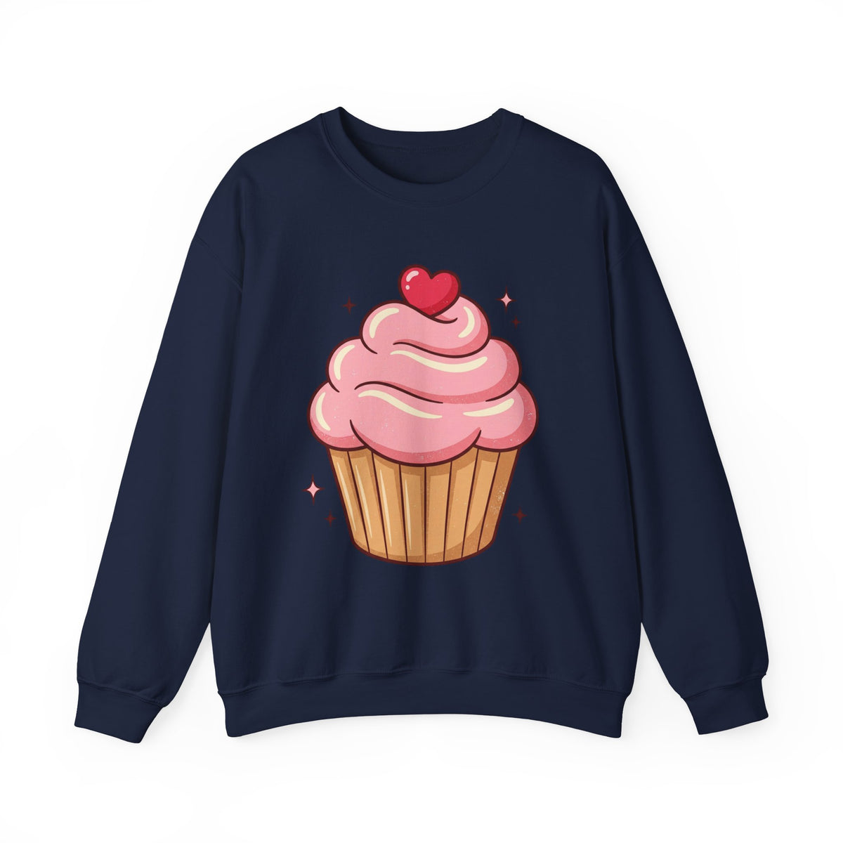 Pink Cupcake Unisex Heavy Blend™ Crewneck Sweatshirt