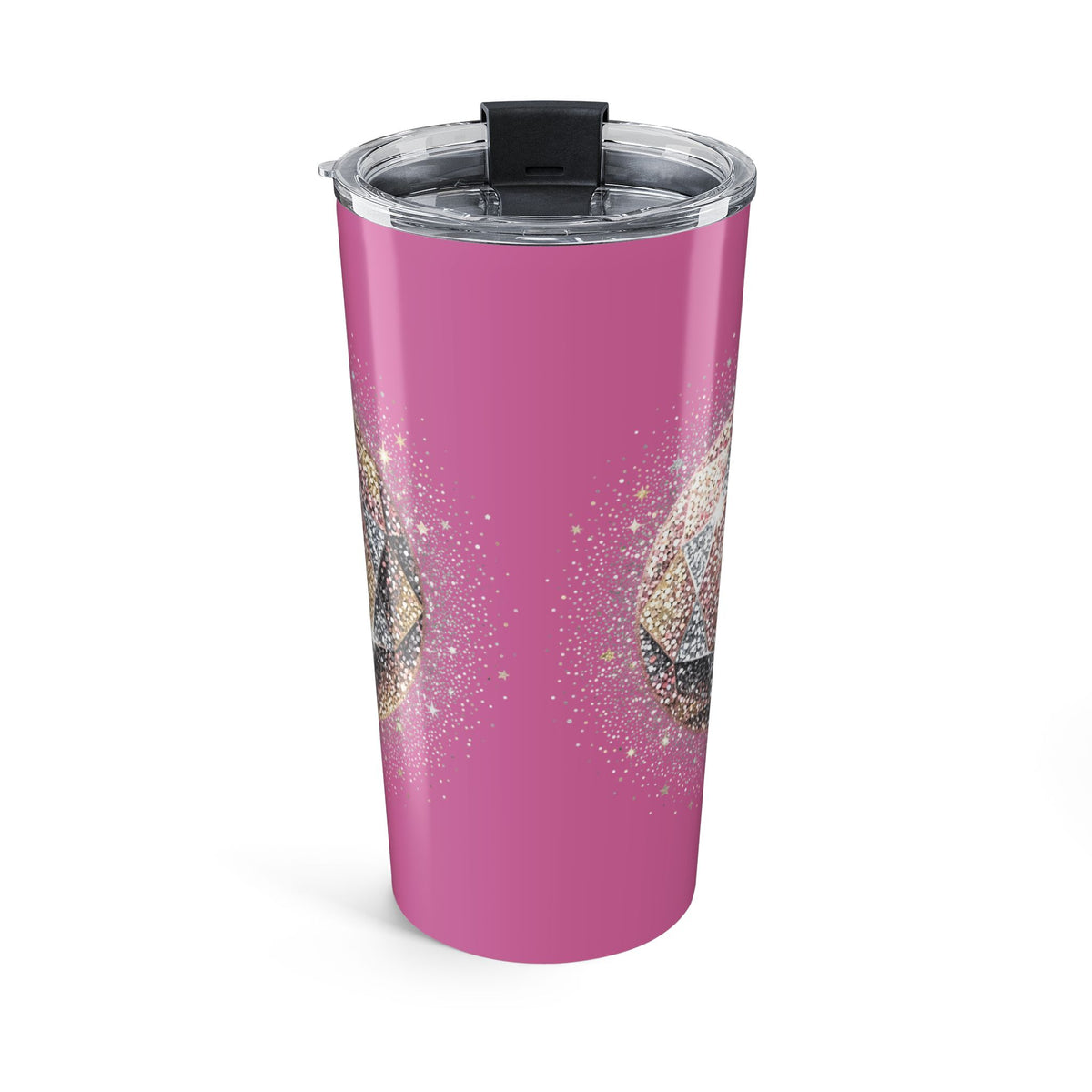 Glittery Light Pink Tumbler 20oz