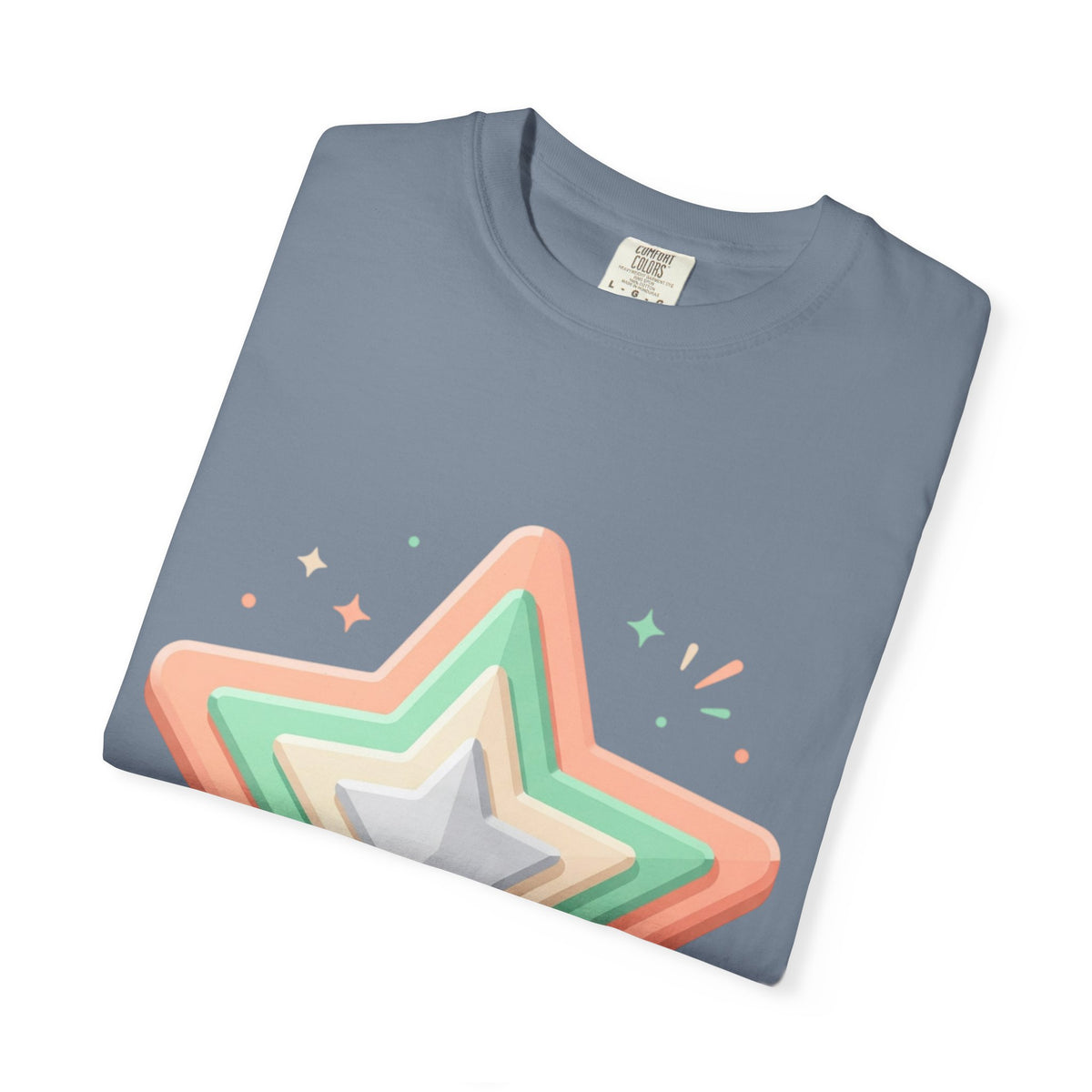Star Design Unisex Garment-Dyed T-shirt