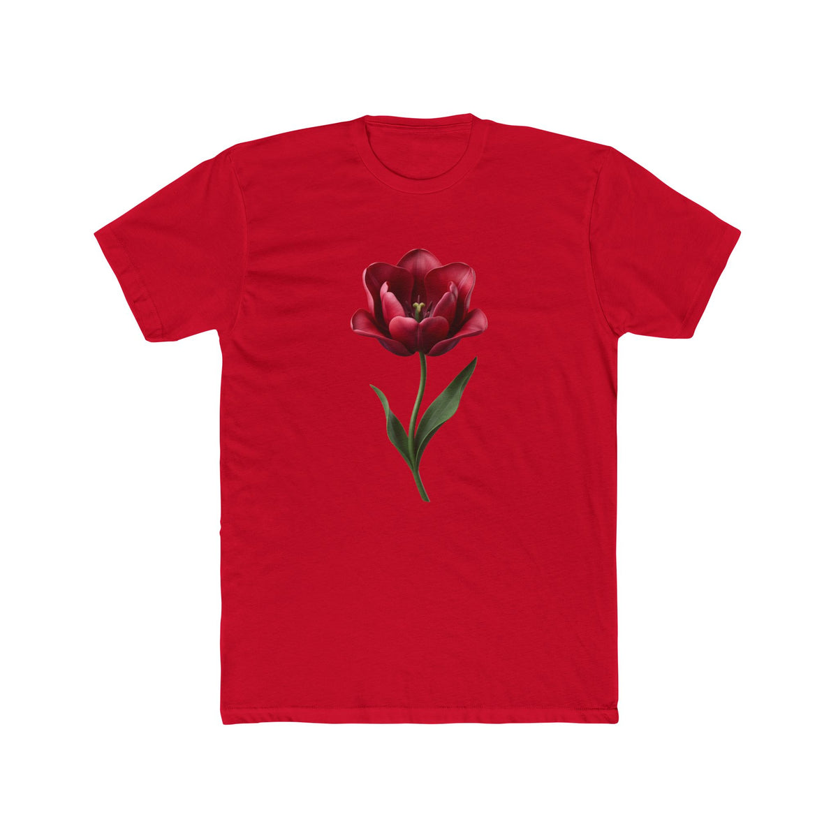 Red Tulip Floral Tee
