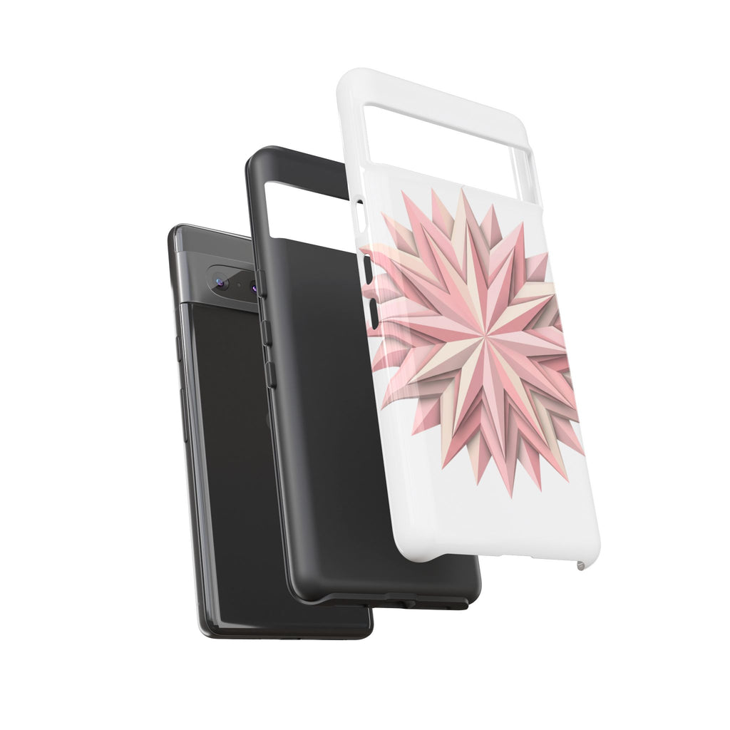 Pink Geometric Star Phone Case — Tough Protective iPhone Cover