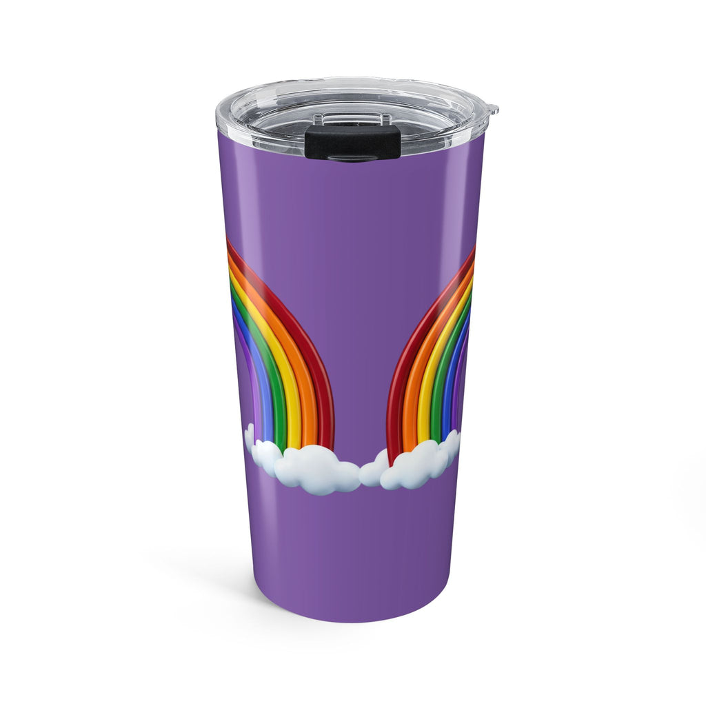 Rainbow Cloud Tumbler — 20oz Insulated Travel Cup