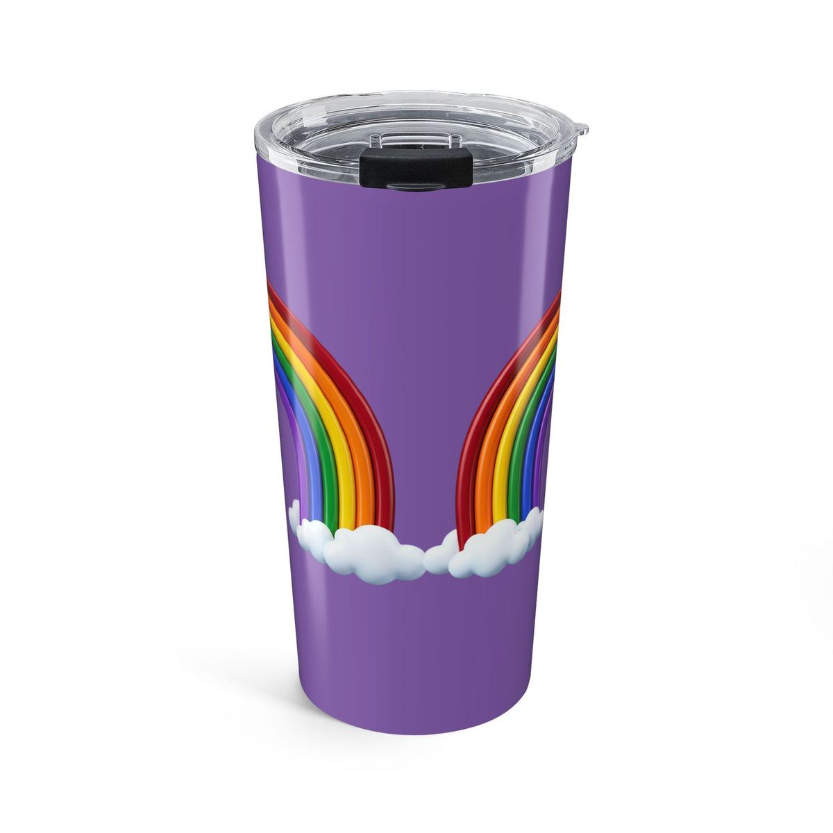 Rainbow Cloud Tumbler — 20oz Insulated Travel Cup