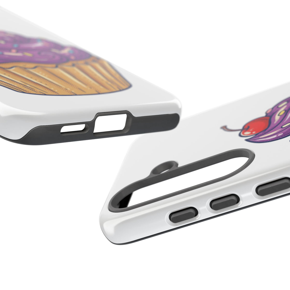 Purple Cupcake Tough Phone Cases