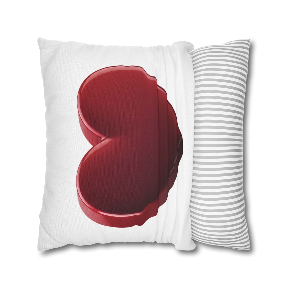 Red Heart Spun Polyester Square Pillowcase