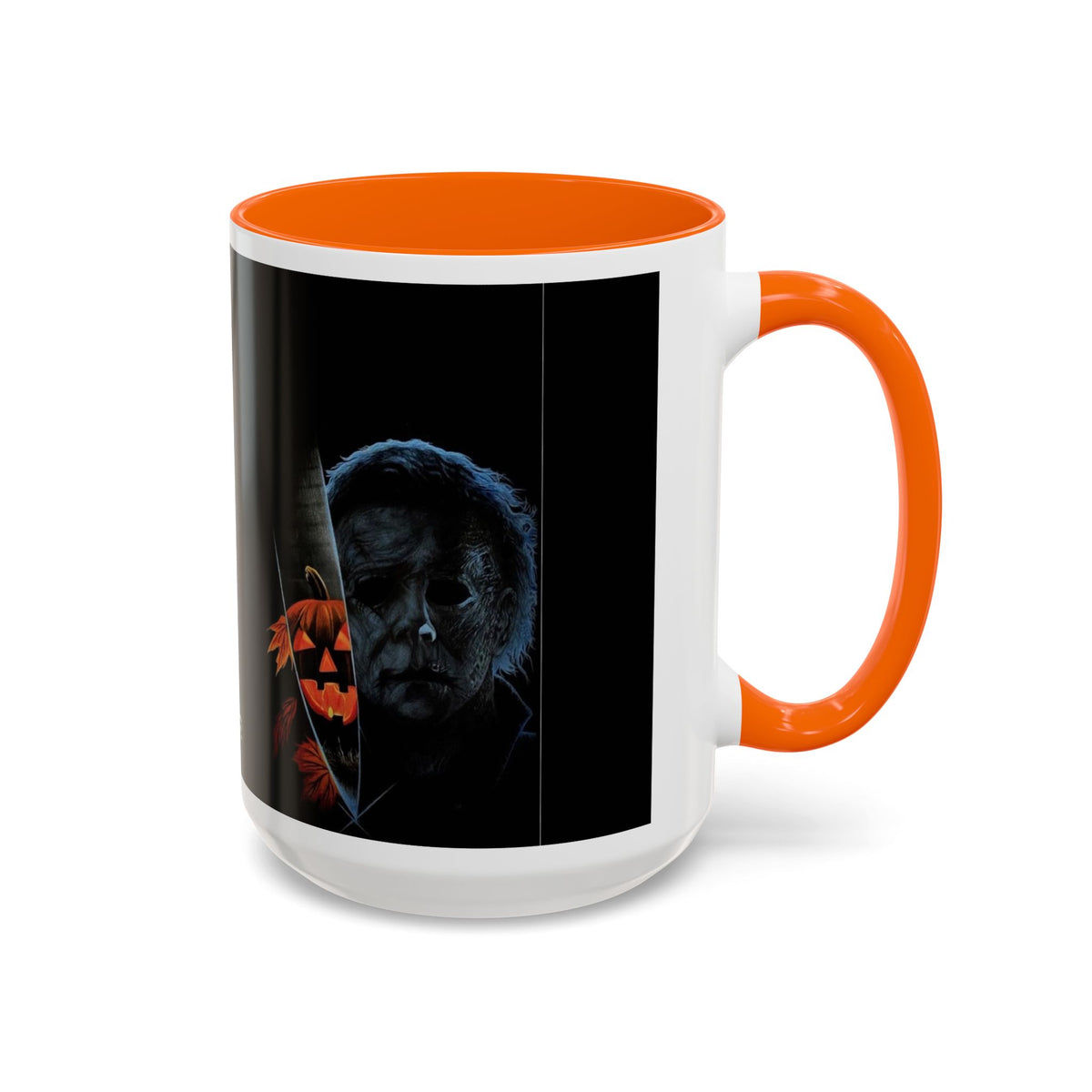 Michael Myers Halloween Coffee Mug — Horror Pumpkin Accent Mug (11/15oz)