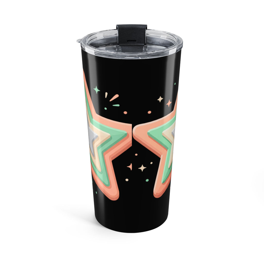 Star Design Tumbler 20oz Black