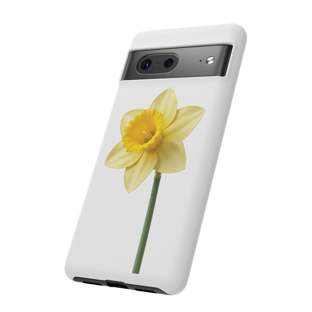 Daffodil Blossom Tough Phone Case — Yellow Spring Floral iPhone Cover