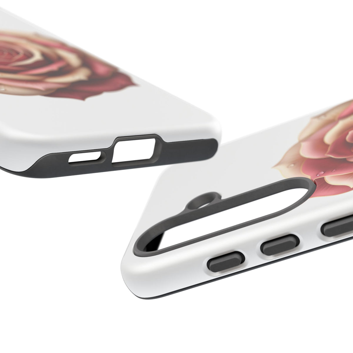 Rose Waterdrop Tough Phone Case — Protective Floral iPhone Cover