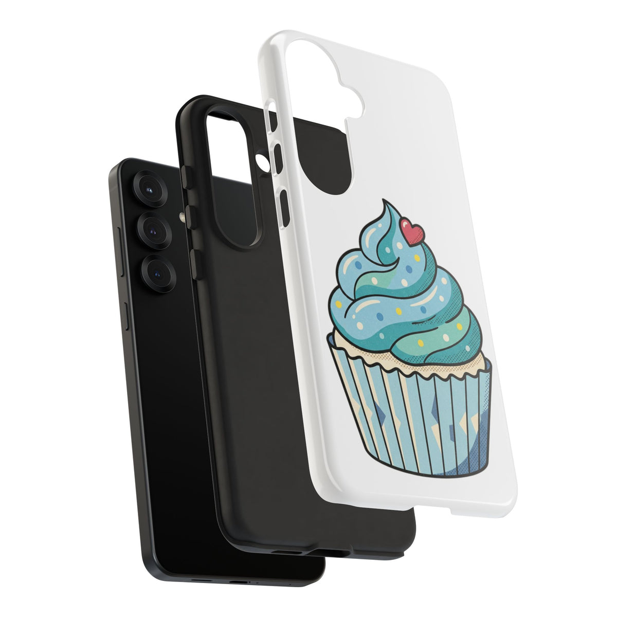 Blue Cupcake Tough Phone Cases