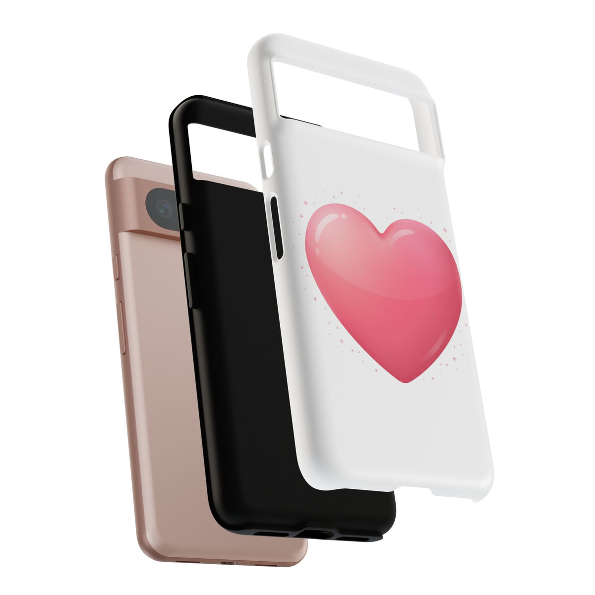 Heart Emoji Tough Case — Cute Pink Heart Phone Case for iPhone & Android