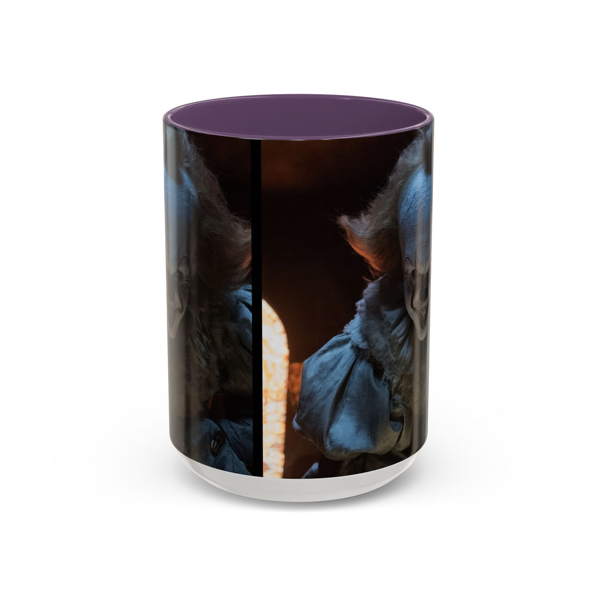 Creepy Pennywise Horror Coffee Mug — Scary Clown Accent Mug (11/15oz)