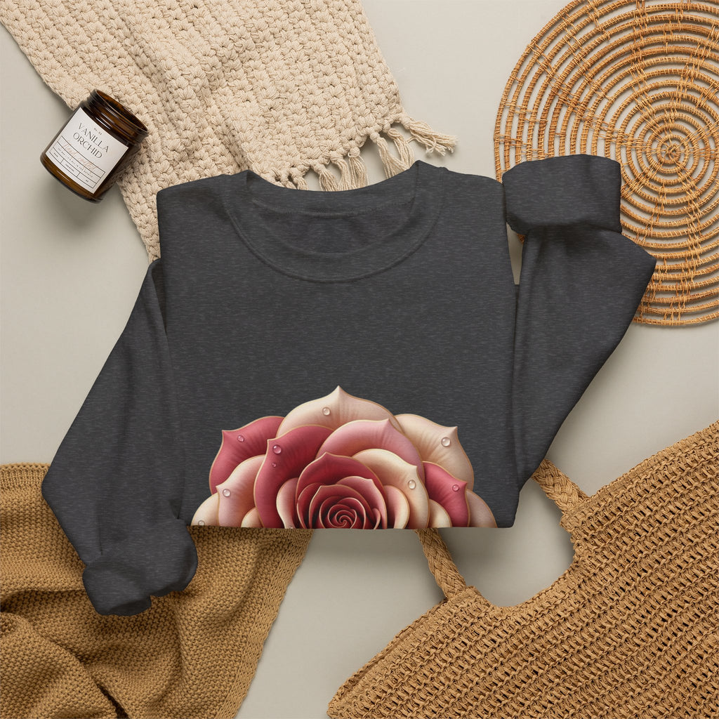 Rose Bloom Crewneck Sweatshirt