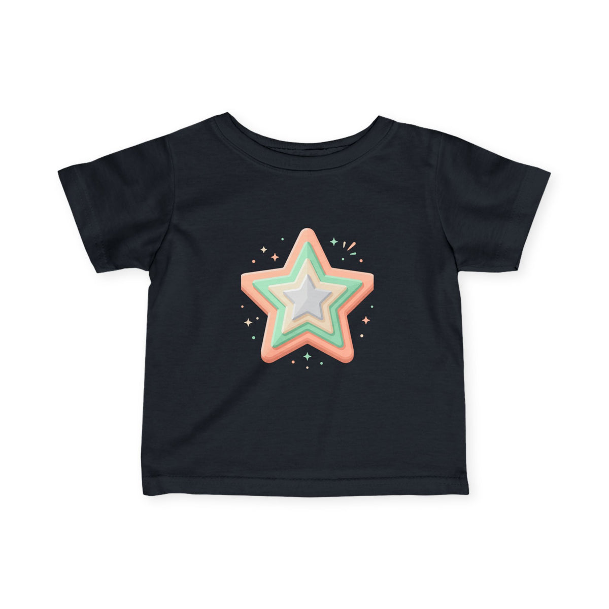 Star Design Infant Fine Jersey Tee