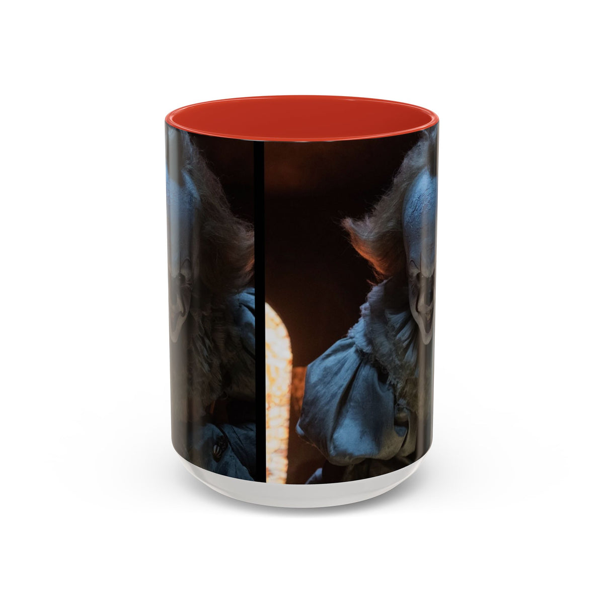Creepy Pennywise Horror Coffee Mug — Scary Clown Accent Mug (11/15oz)