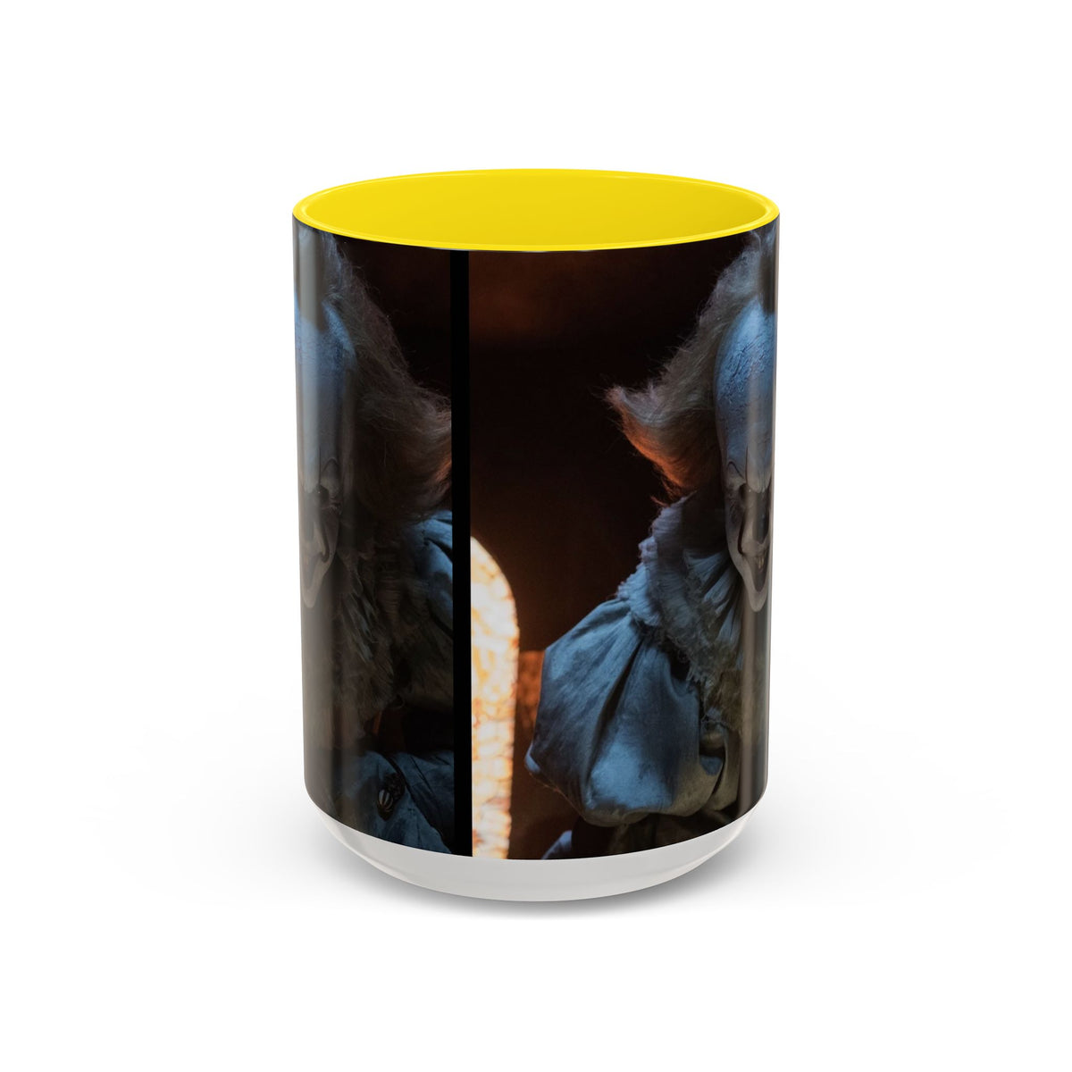 Creepy Pennywise Horror Coffee Mug — Scary Clown Accent Mug (11/15oz)
