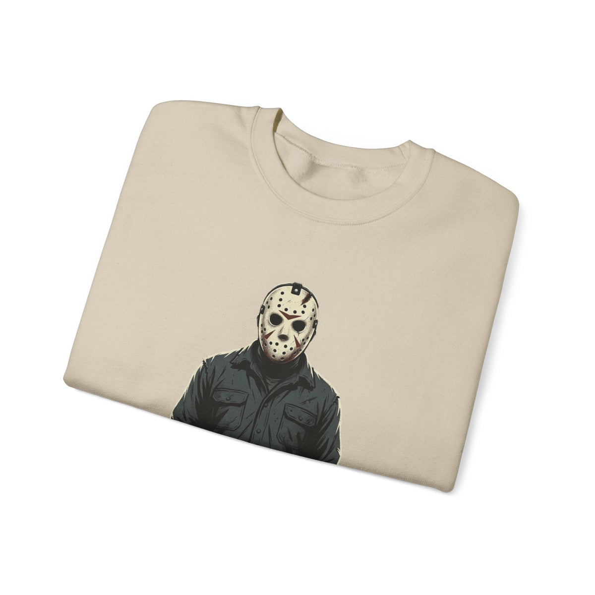 Jason Mask Sweatshirt - Horror Crewneck for Fans of Friday the 13th