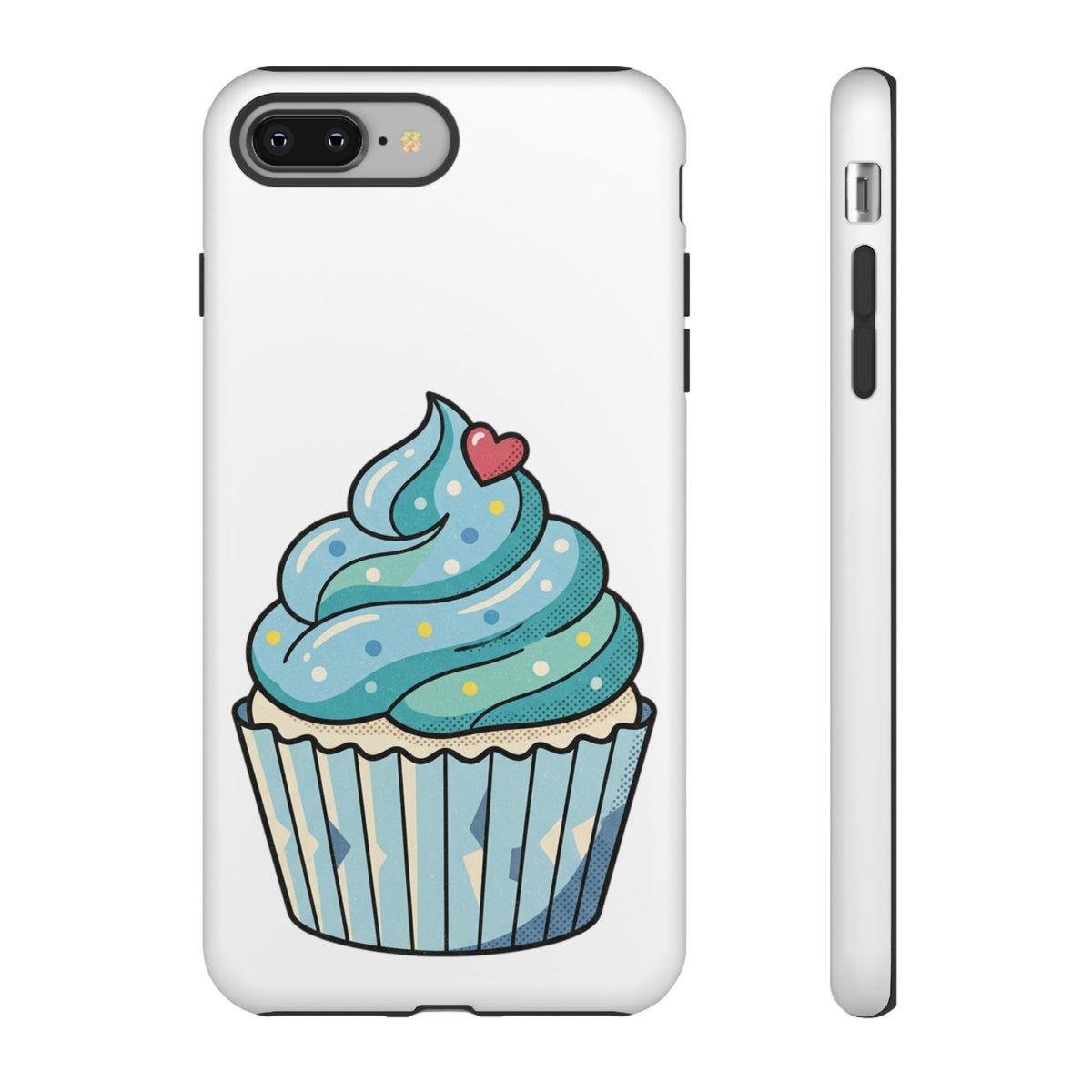 Blue Cupcake Tough Phone Cases