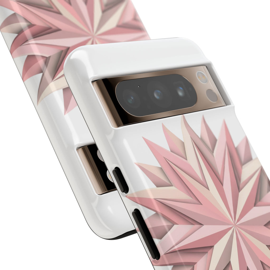 Pink Geometric Star Phone Case — Tough Protective iPhone Cover