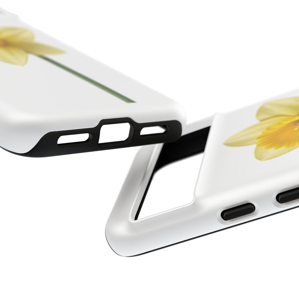 Daffodil Blossom Tough Phone Case — Yellow Spring Floral iPhone Cover