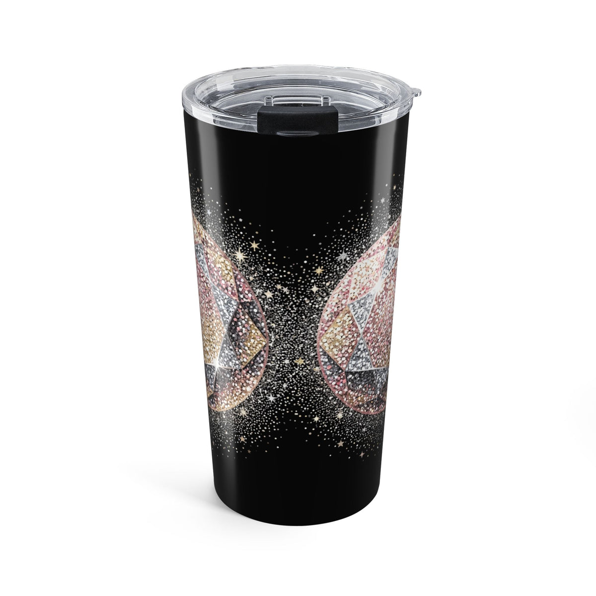 Glittery Black Tumbler 20oz