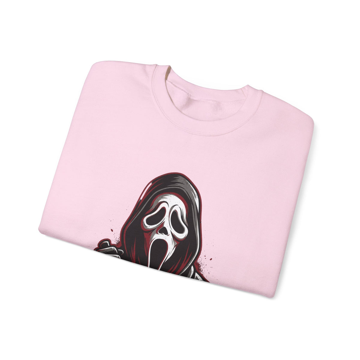Scream Mask Crewneck Sweatshirt – Horror Ghostface Graphic