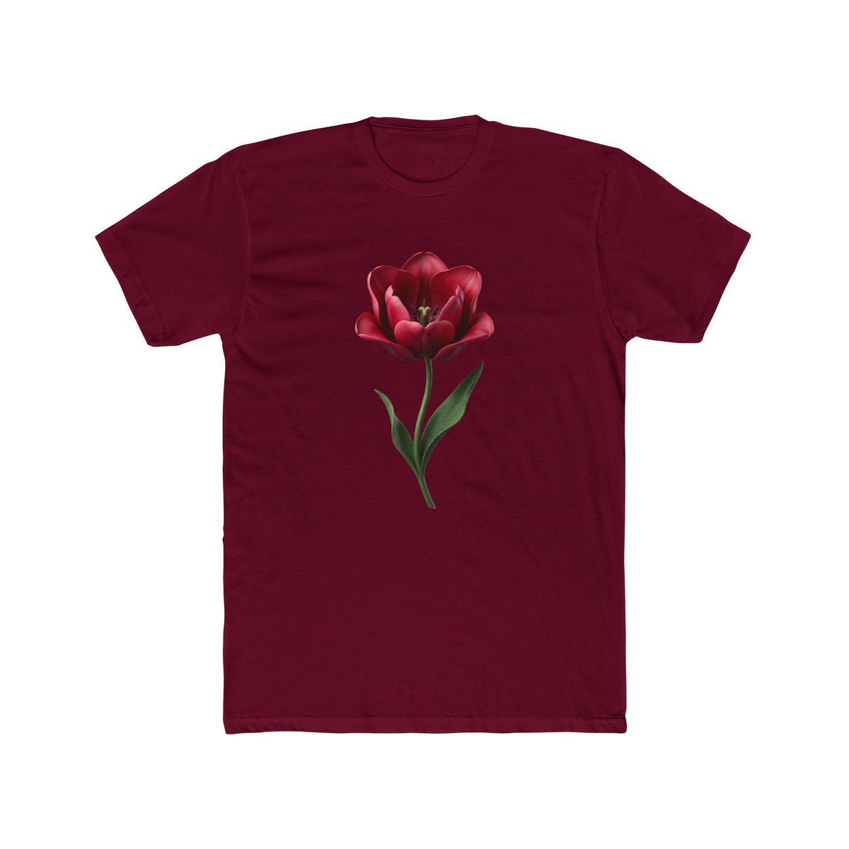 Red Tulip Floral Tee