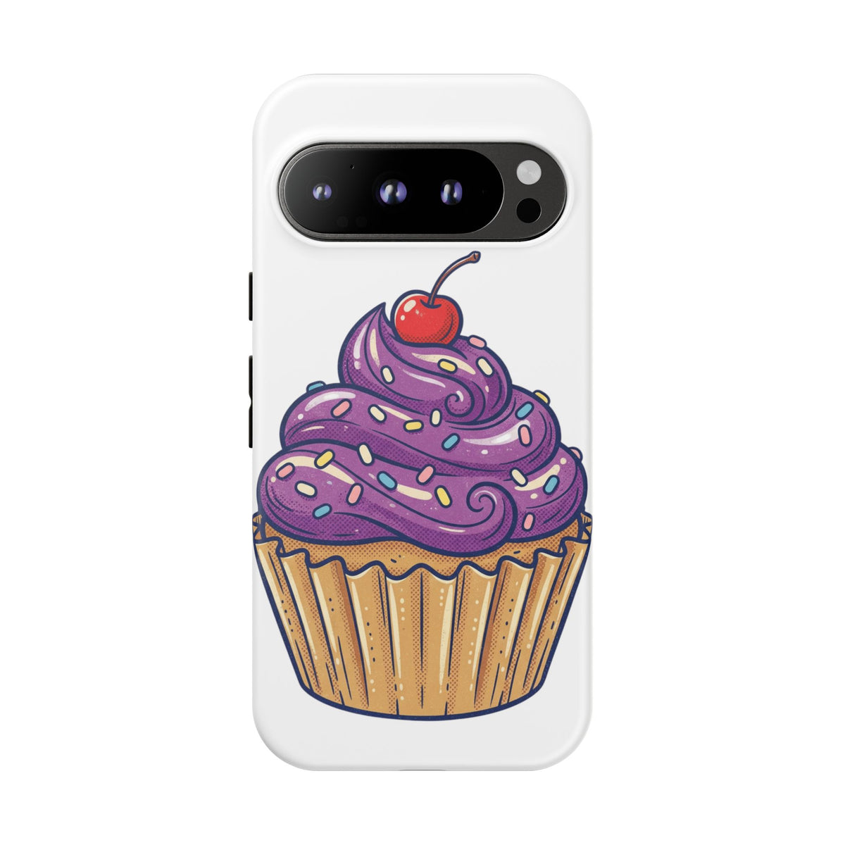 Purple Cupcake Tough Phone Cases