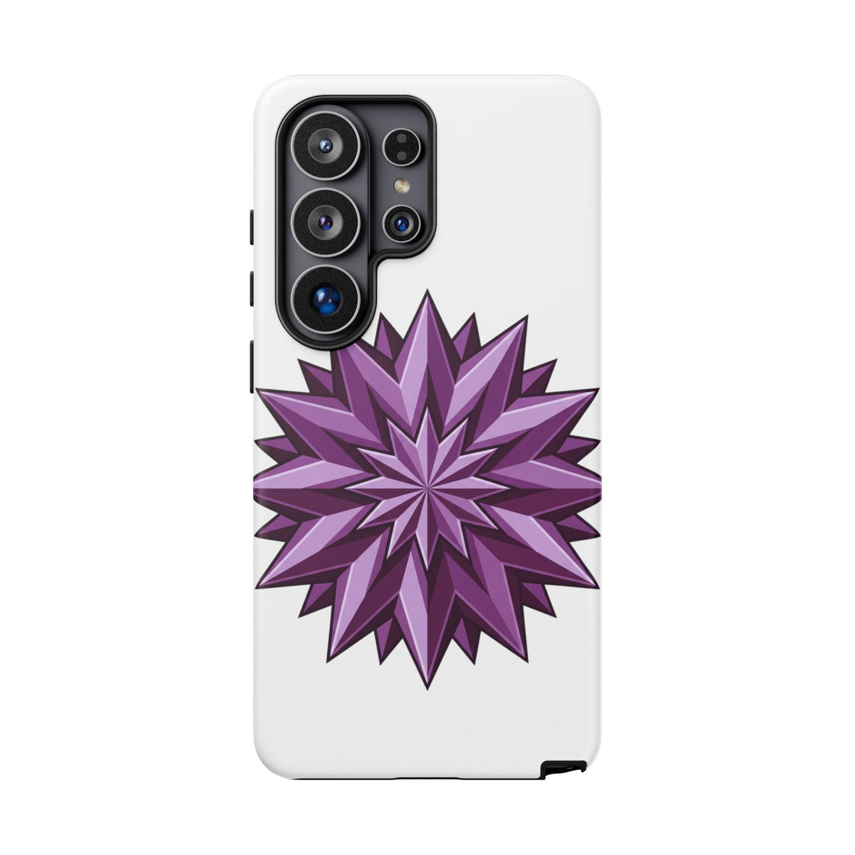 Purple Geometric Star Phone Case