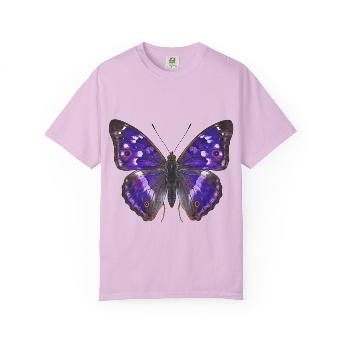 Purple Butterfly T-Shirt — Vibrant Vintage Moth Graphic Tee
