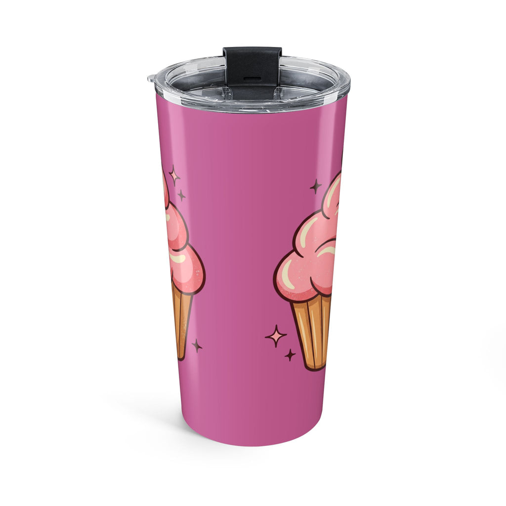 Pink Cupcake Tumbler 20oz- Light Pink
