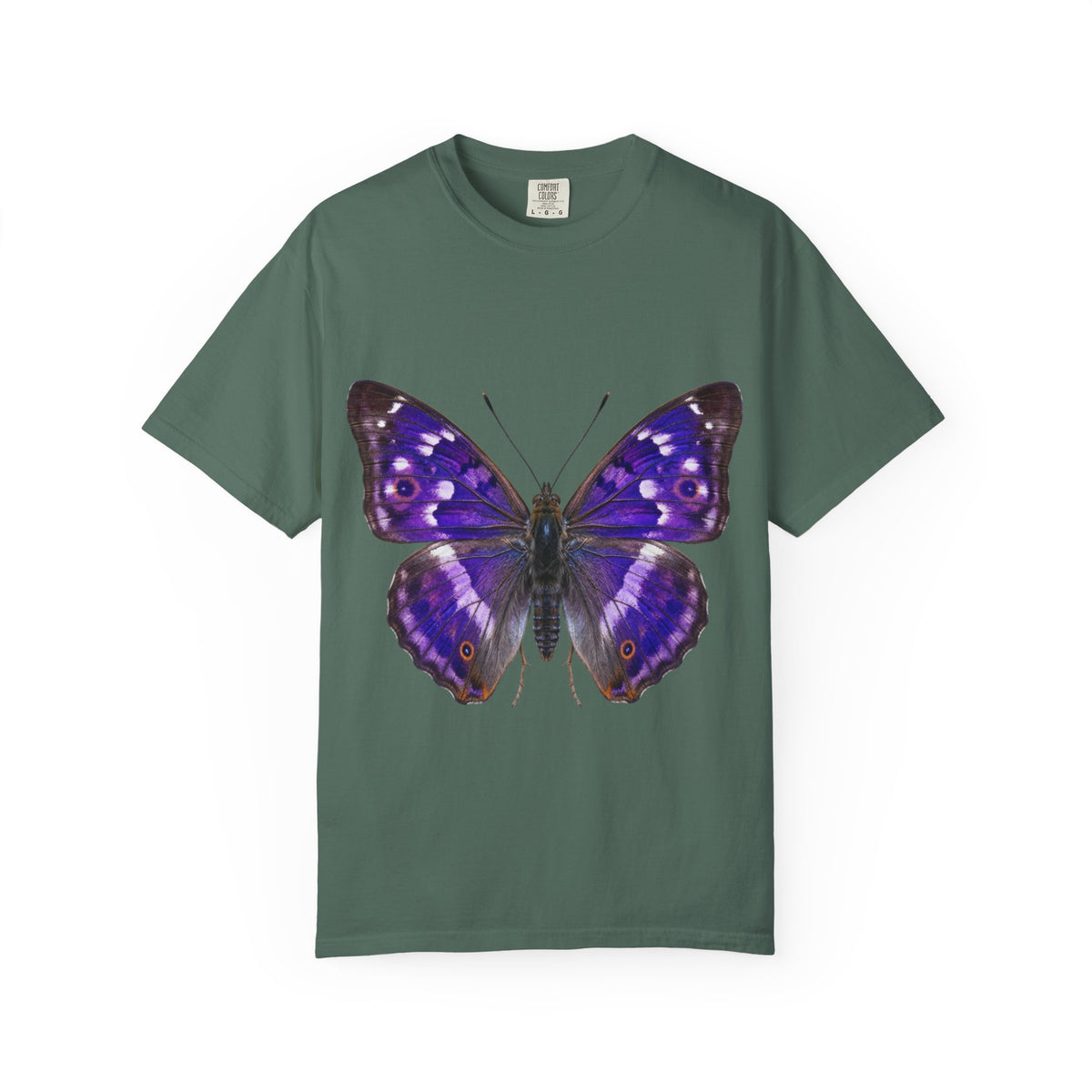 Purple Butterfly T-Shirt — Vibrant Vintage Moth Graphic Tee