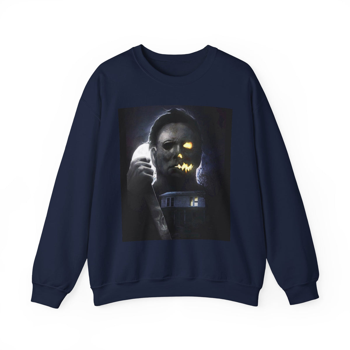 Halloween Michael Myers Mask Crewneck Sweatshirt