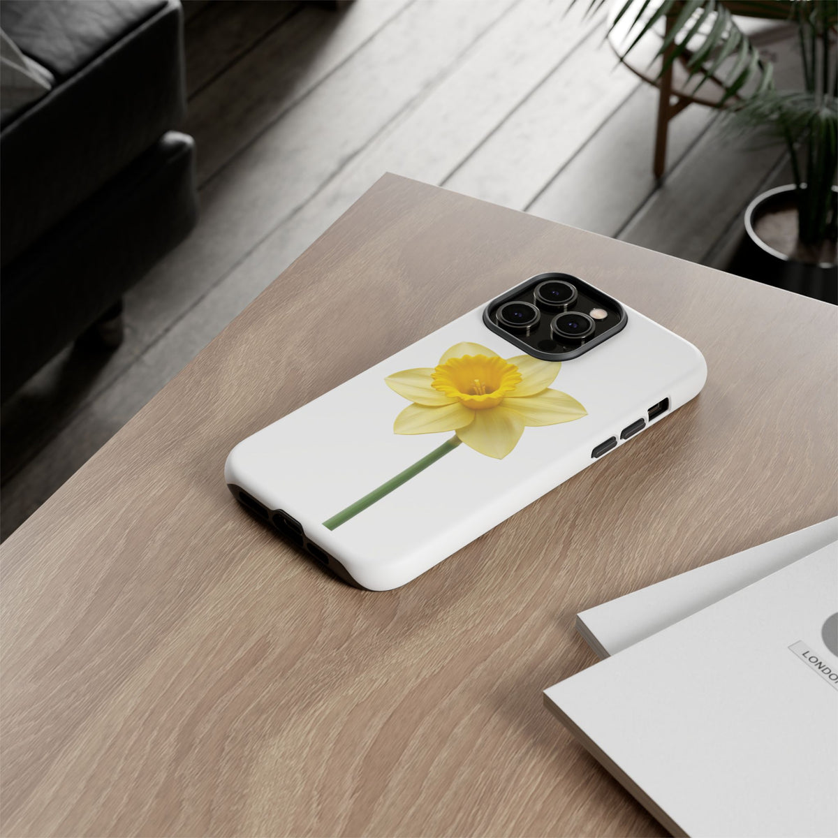 Daffodil Blossom Tough Phone Case — Yellow Spring Floral iPhone Cover