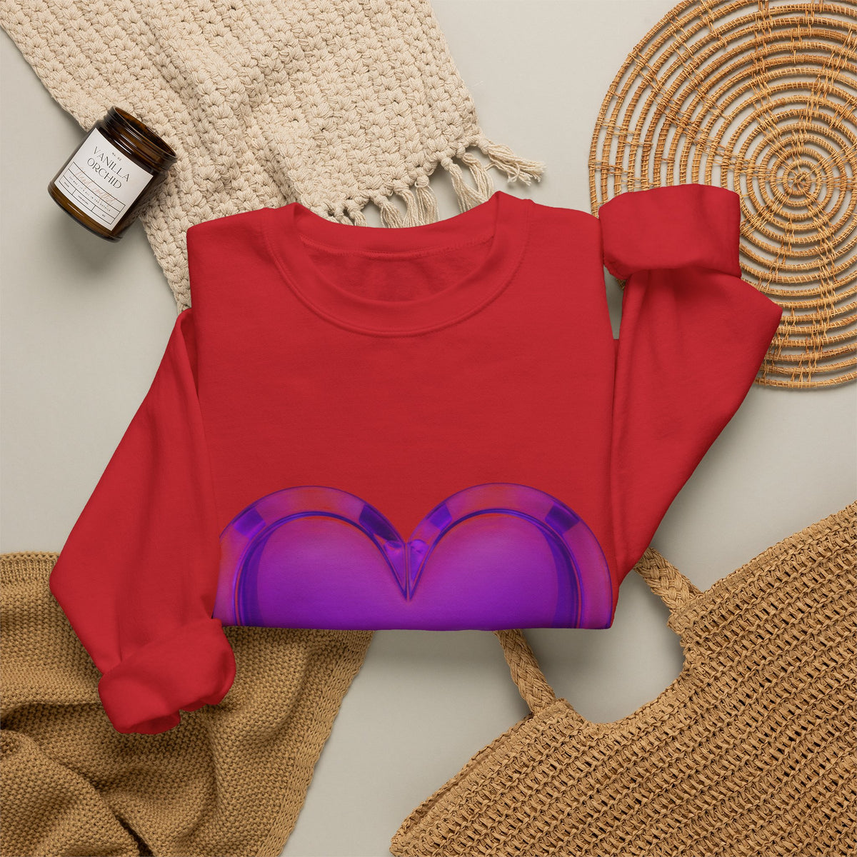 Purple Heart Unisex Heavy Blend™ Crewneck Sweatshirt