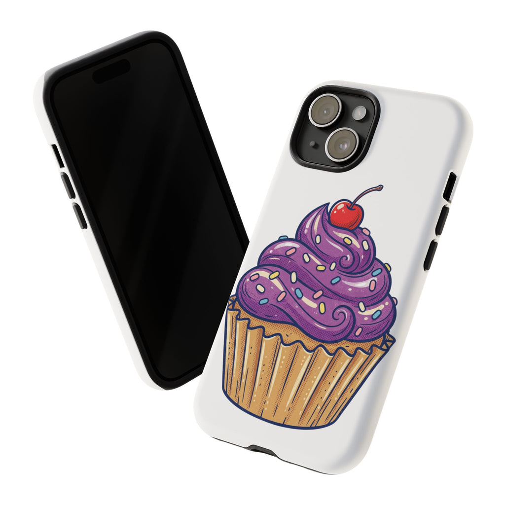 Purple Cupcake Tough Phone Cases