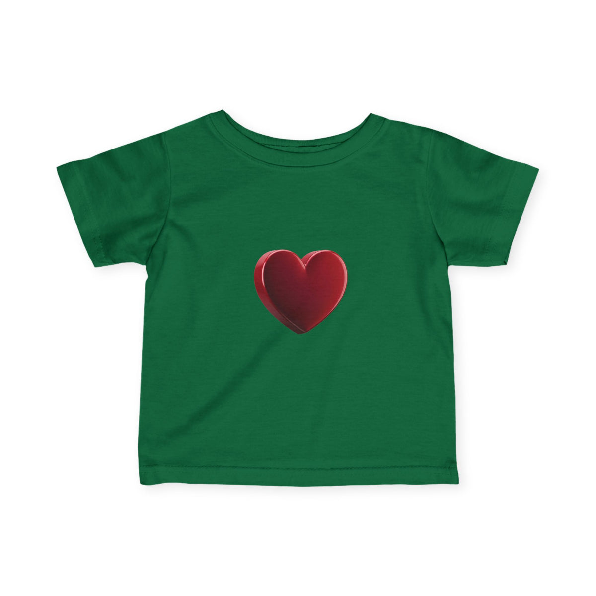 Infant Tee - Red Heart Graphic Baby Shirt