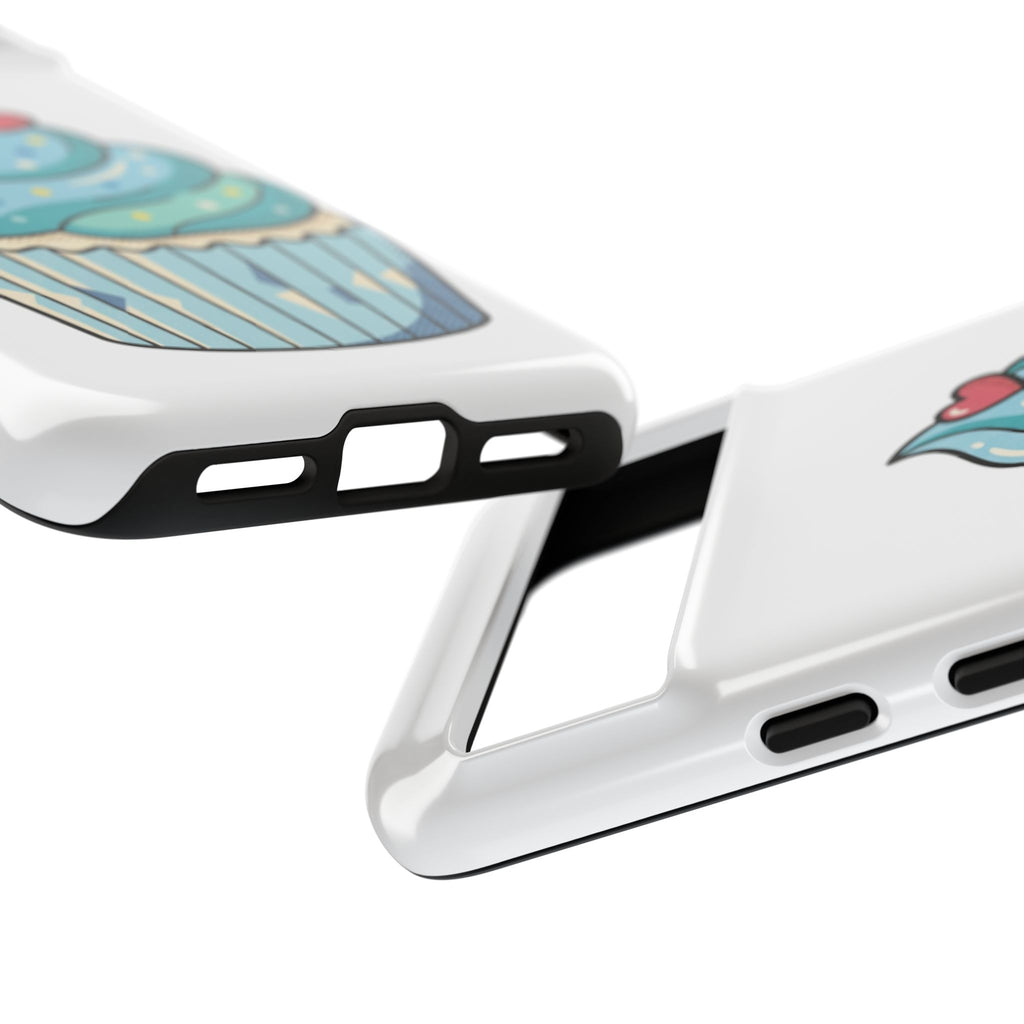 Blue Cupcake Tough Phone Cases