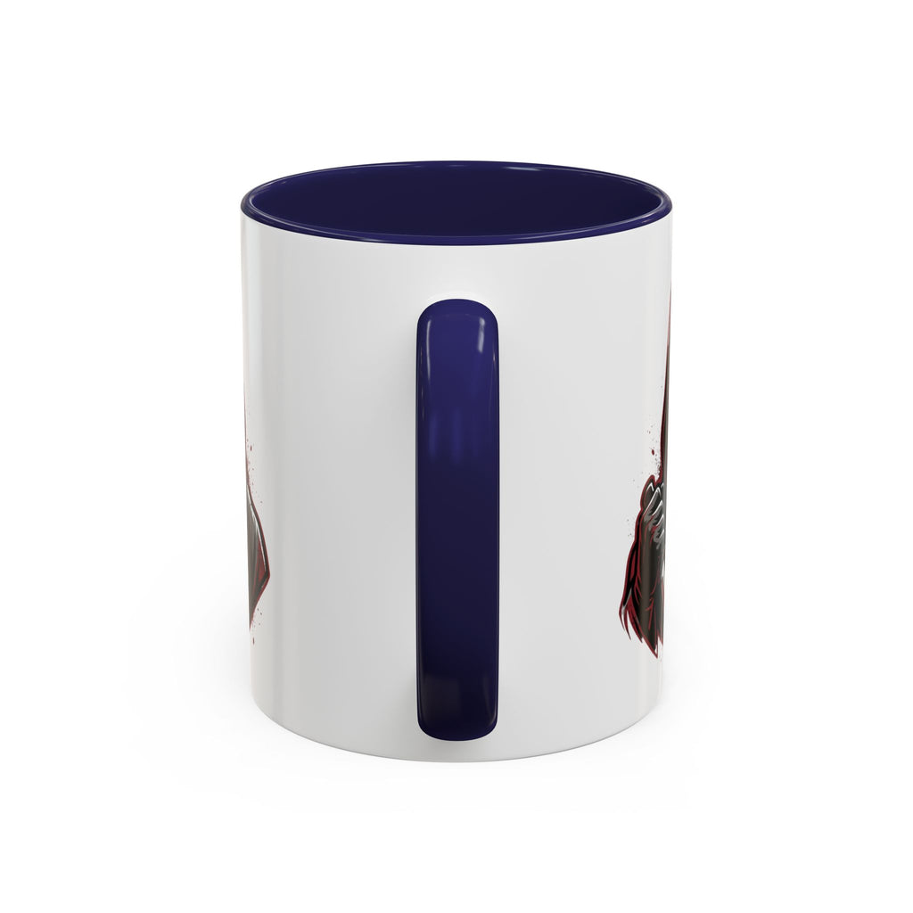 Scream Mask Accent Coffee Mug — Horror Killer Design (11/15oz)