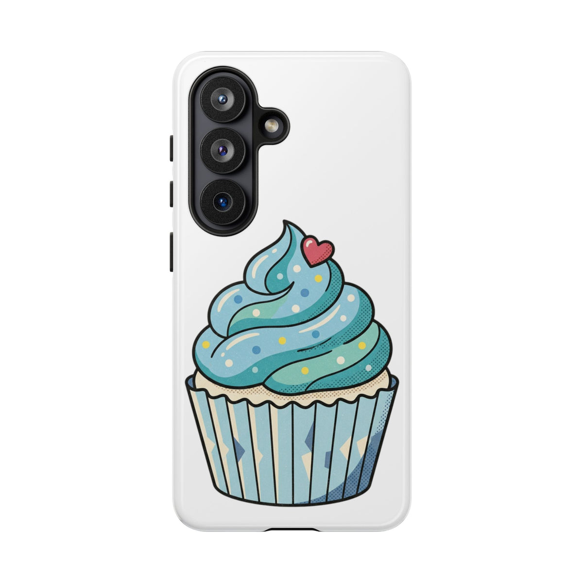 Blue Cupcake Tough Phone Cases