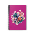 Floral Abstract Spiral Notebook — Ruled Journal for Notes & Sketches