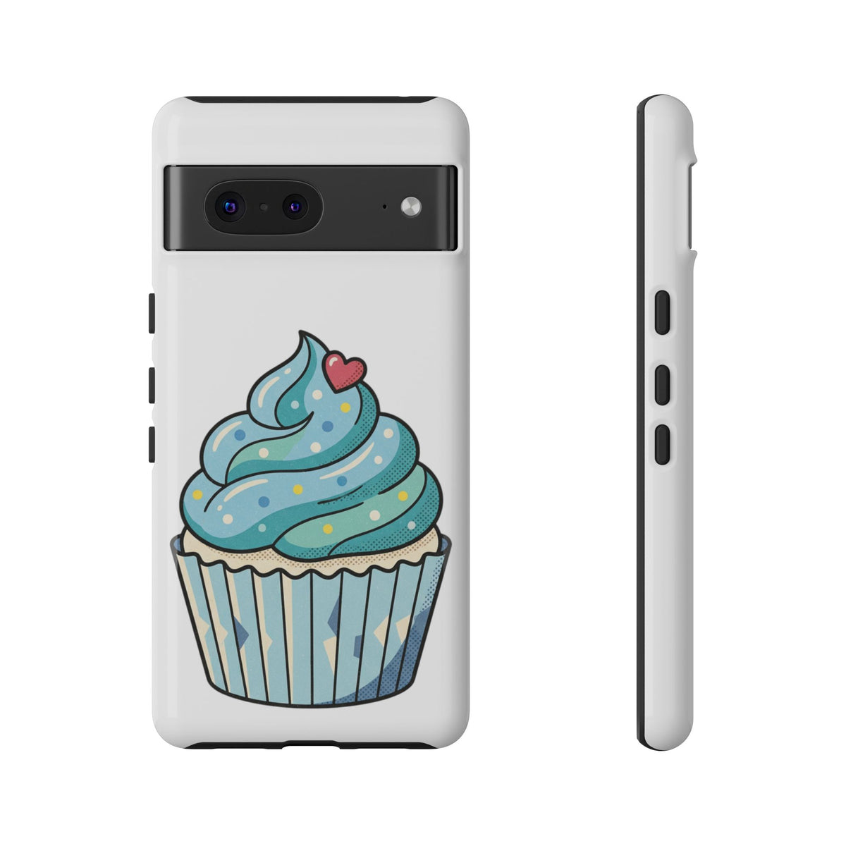 Blue Cupcake Tough Phone Cases