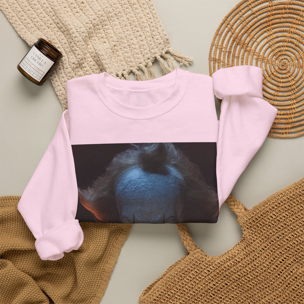 Horror Clown Crewneck Sweatshirt — Scary Pennywise Portrait