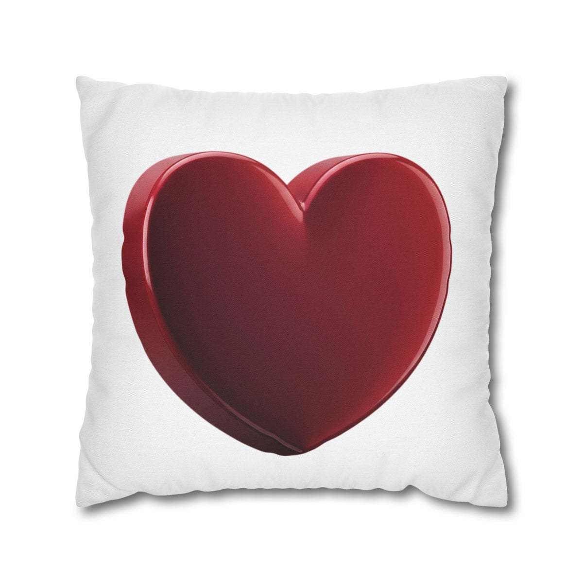 Red Heart Spun Polyester Square Pillowcase