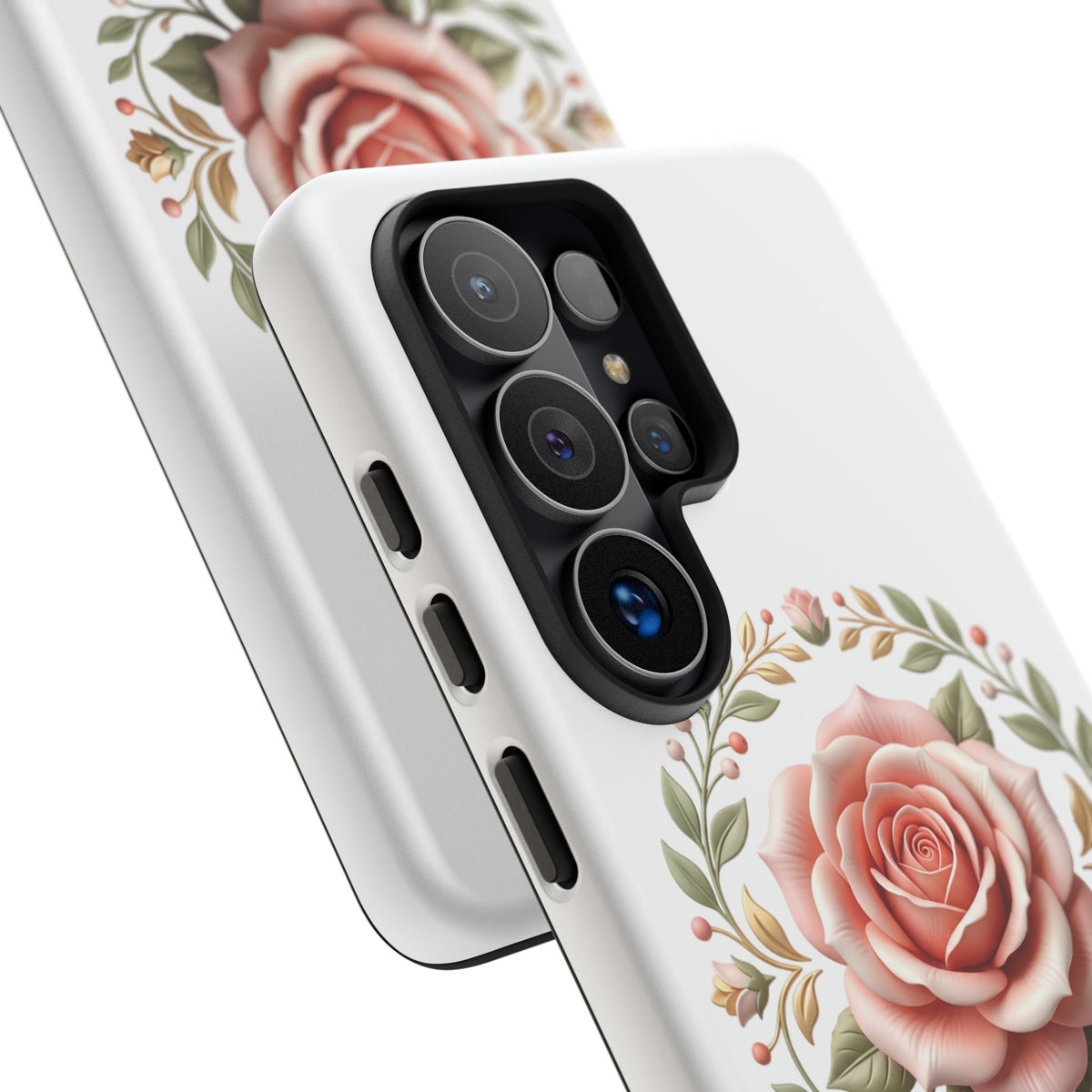 Floral Rose Wreath Tough Phone Case
