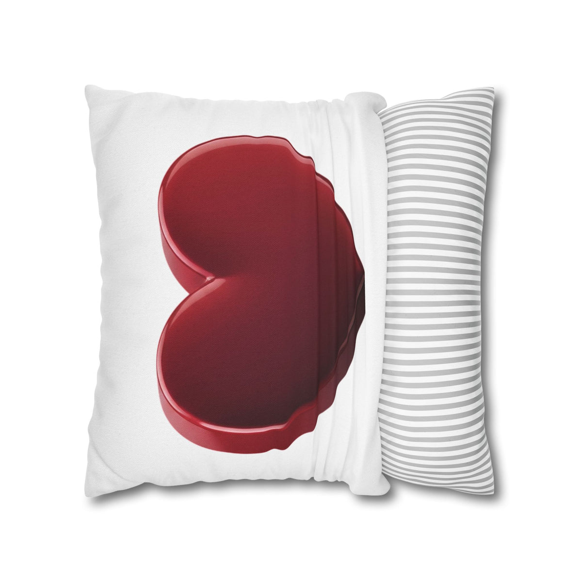 Red Heart Spun Polyester Square Pillowcase